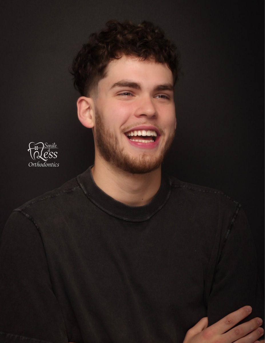 Young man laughing