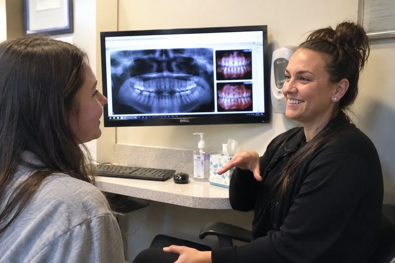 Team member reviewing a treatment plan